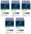 Schneider Roller-ball Pen Refills 852, Medium, Non-Erasable Ink, Free Ink System, Ink Reservoir, 185201, Pack of 5