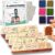 Teacher’s Stamp Primary School – Complete Stamp Set Teacher with 15 Beech Wood Motivational Stamps, 6 Quick-Drying Ink Pads, 300 Stickers, EBook – Teacher Supplies, Teacher Gift & Referendary