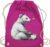 Shirtracer – Gym Bag Backpack – Bags – Bear with Honey Pot and Bee I Forest Animals Gift Bear Drawing I Gift Friendship Animals