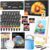 Shuttle Art 54-Piece Acrylic Paint Set, Professional Painting Set with Table Easel, 30 Acrylic Paints, Canvas, Brush, Palette, Complete Accessories, Painting Set for Children and Adults with Easel Wood
