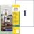 Avery Heavy Duty Labels Inkjet 1 per Sheet 210x297mm White Ref J4775-10 [10 Labels]