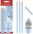 Faber-Castell Grip 580074 Pencil Set with Sharpener and Eraser 5-Piece Writing Set Sky Blue