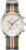 CADISEN Herren Quarz Uhr Elegante lässige Kampagnen mit Nylon Armband wasserdichte