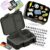 BEARFOOT Bento Box Compact, BPA-Free Children’s Lunch Box for School and Nursery, Leak-Proof Lunch Box for Girls and Boys, Practical, Lightweight and Compact (Sticker Black, 650 ml)