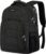 Men’s School Laptop School Backpack Boys Teenagers with 15.6 Inch Laptop Compartment, Waterproof Work School Bag with USB for School, Hiking, Travel, Business, Black