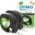 DYMO Original LetraTag Paper Label Tape, Black on White, 12 mm x 4 m, Self-Adhesive Label Tape for LetraTag Labelling Device, 2 Label Cartridges