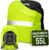 Rain cover for backpacks, water and wind resistant, reflective strips, backpack protection, rain cover, neon safety cover, reflective cover. Yellow