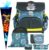 Bionicle Metru NUI Robot School Bag Set of 6 with School Bag