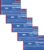 Herlitz Logbook A6, 40 Sheets (Pack of 5, DIN A6)