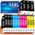 Palmtree Printer Cartridges Compatible with Epson 33XL 33 XL Ink Cartridges Replacement Compatible with Epson Expression Premium XP-540 XP-530 XP-830 XP-7100 XP-900 XP-640 XP-630 XP-635 XP-645 (Pack of 15)