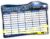 itenga Timetable DIN A4 Magnetic Police Motif 31 x 22.5 cm Wipeable e.g. for the Fridge