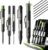 Tracer 5 Piece Construction Marker Set with Storage Case – Carpenter’s Pencil, 2 x Long Tip Markers, Clog Free Marker and Refill Dispenser