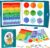 Fraction Calculation Material Magnetic, Fraction Calculation Montessori Material, Fraction Discs, Fraction Circles for Children, Multicoloured Fractional Calculation Learning, Fraction Calculation for
