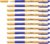 STABILO pointVisco Rollerball Pen with Quick-drying Gel Ink 0.5mm Line – Blue Ref 1099/41 (Pack of 10)