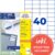 Avery Zweckform 3651 Universal Labels 52.5 x 29.7 mm 100 Sheets White