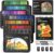 Shuttle Art 174 Colouring Pencils, Professional Soft Wax Based Colouring Pencils Set with 1 Colouring Book, 1 Sketchbook, 1 DIY Painting Sheet, 4 Sharpeners and 2 Pen Extenders, Suitable for Artists,