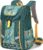 School Backpack Girls Boys Ergonomic 1-4th Class with Chest Strap, 2025 Children’s Backpack School 6-10 Years School Bag with Removable Belt and Reflective -6187, Green, Rucksack Backpacks