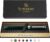 Luxury Pen by Scriveiner London – Stunning Rollerball Pen with 24K Gold Finish, Schmidt Ink Refill, Roller Ball Pen Gift for Men & Women, Professional, Executive, Office, Nice Pens