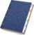 Ring Binder Notizbuch A4 Liniert – Spiralblock Nachfüllbar 21.5x28cm – 100g/m² Liniert Tagebuch Notebook A4 – PU Leder Notizblock A4-150 Blatt Dunkelblau Notizheft Reisetagebuch