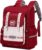School Backpack Girls Ergonomic, Children’s Backpacks 1-4th Class with Chest Strap, 2025 School Bag School Lightweight with Reflective 21L – Red