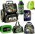 Goldkids School Bag Set Boys 1st Class 7-Piece Satchel School Backpack Pencil Case Gym Bag Lunch Box Sports Bag Rain Cover Game Pixel Motif Pencil Case