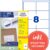 Avery Zweckform 3660 A4 Universal Labels (800 Labels 97 x 67.7 mm Matt Paper (100 Sheets) White