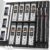 Nicpro 3 Pieces 0.5 mm Mechanical Pencils Set with Case, Black Pencils Metal Mechanical Pens, 6 Cans HB Pencil Leads, 3 Erasers for Writing, Engineering Drawing, Sketching