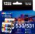 GPC IMAGE 530 531 XXL Ink Cartridges Compatible with Canon PGI 530 CLI 531 Printer Cartridges for Canon Pixma TS8750 Cartridges TS8751 TS8550 TS8551 (Pack of 12, Black PGBK/BK, Cyan, Magenta, Yellow, Grey)