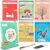 Filapen® Magic Preschool Books from 4 Years – 5 Exercise Books + Pen (Reusable) – Learn to Write & Calculate, Practice Letters & Numbers – For Left-Handed and Right-Handed Users