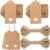 G2PLUS Set of 100 Gift Tags 4 cm x 9 cm Kraft Paper Labels Tags Gift Tags with Jute String 30 Metres