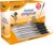 BIC Cristall Retractable Ballpoint Pen – Clear Barrel – 1 mm Tip – 0.4mm Line Width – Pack of 100, Black