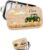 Personalised Lunch Box for Children with Special Print – Robust Stainless Steel Lunch Box – Personalised Gifts for Children and Adults (Tractor Green, Small Tinplate)