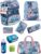 Familando Scooli-Parent School Bag Set, Disney Stitch, 9-piece set with sports bag
