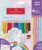 Faber-Castell 201543 Unicorn Colouring Pencils Set, 24 Pieces, Shatterproof, incl. 6 Sparkle Pastel Pencils and Unicorn Stickers