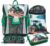 JOLLY Classic School Bag Set 46 Pieces Including Gym Bag, Shake Penal and Spring Pennal with Reflective and Child-friendly Closure, Safety Strips for Visibility