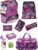 Familando Girls School Bag 1st Class · Scooli Campus Fit School Bag · Ergonomic & Lightweight · Children’s School Bag Set for Girls (9-Piece with Sports Bag, Pegasus Purple)