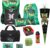 Familando Ninjago Boys‘ School Bag Set – With Sports Bag Can Bottle School Cone – Ergonomically Stable 790 g Lightweight 16 L Volume – Chest Strap Reflectors Rain Cover – Complete Set 1st Class Primary School