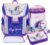 JOLLY Classic School Bag Set 46 Pieces Including Gym Bag, Shake Penal and Spring Pennal with Reflective and Child-friendly Closure, Safety Strips for Visibility