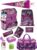 Familando Girls School Bag 1st Class · Scooli Campus Fit School Bag · Ergonomic & Lightweight · Children’s School Bag Set for Girls (10-Piece with School Cone, Pegasus Purple)