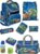 Familando School Bag 1st Class · Ergonomic Satchel · School Bag for Boys and Girls (9-Piece Set with Sports Bag, Dinosaur Dinosaur World)