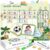 2-in-1 Routine & Weekly Planner Children [XL Box, Routines, 202 Magnets] – Task Planner for More Independence & Organisation – Ideal Magnetic Weekly Plan, Daily Planner (Djungle)