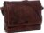 SID & VAIN Laptop Messenger Bag Real Leather Spencer Large 15 Inch Laptop Shoulder Bag Laptop Bag Leather Case Men Spencer Brown