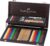 Faber-Castell Art & Graphic Compendium 110084 Wooden Case, 53 Pieces, with 12 Artist Colouring Pencils, 12 Watercolour Pencils, 12 Pitt Pastels, Accessories